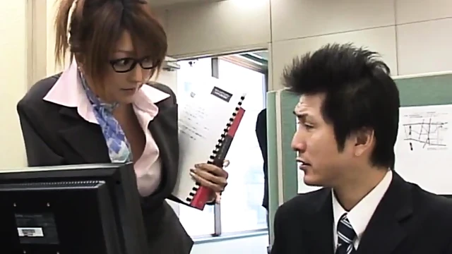Hot Japanese Business Woman Gets Nailed By Her Coworker