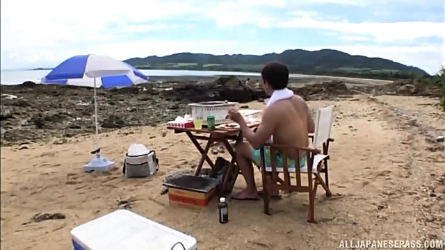 Kitano Nozomi Craves Big Dicks For Steamy Beach Sex Capades