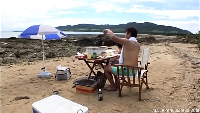 Kitano Nozomi Craves Big Dicks For Steamy Beach Sex Capades