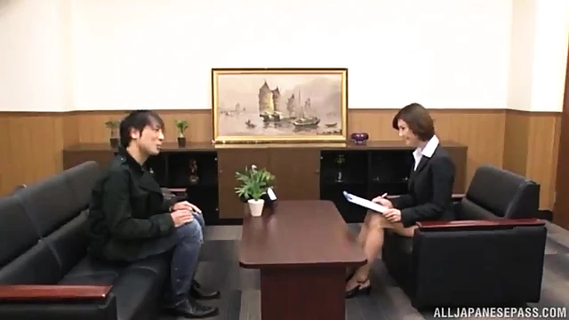 Sensual Office Woman Surrenders To Her Boss's Tempting Fuck Fest