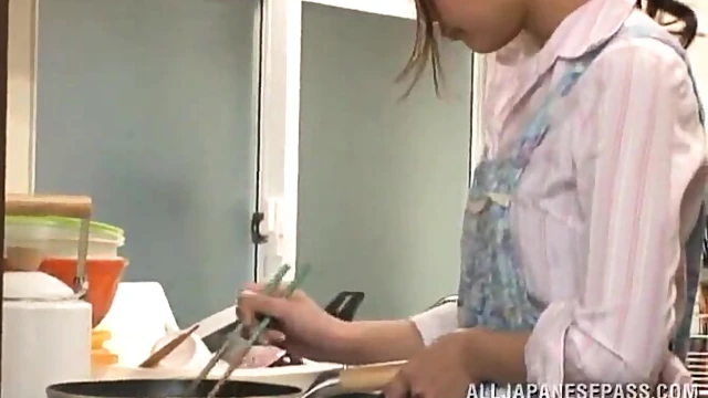 Sizzling Maika Treats Her Man With A Perfect Blowjob In The Kitchen