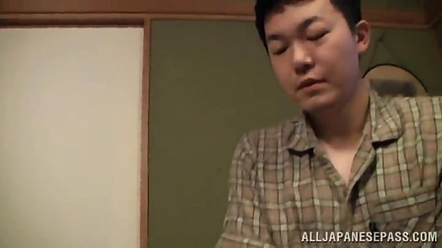 Sultry Asian Cougar Tempts Innocent Young Stud For Steamy Night