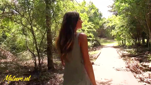 Sneaky Milf Michelle Teases Her Bush While Being Watched Publicly