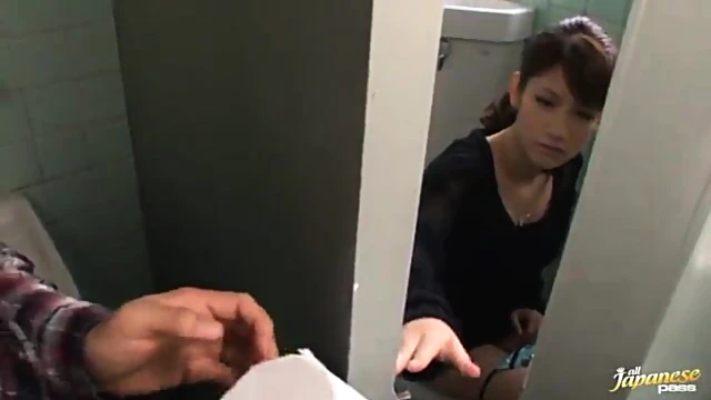 Hot Nina Sucks Big Dick In Restroom For Steamy Fuck Action