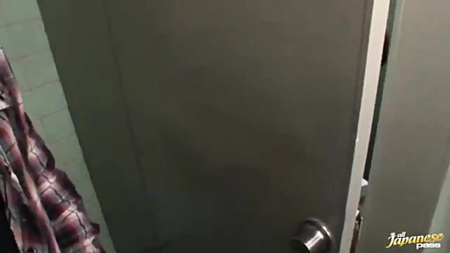 Hot Nina Sucks Big Dick In Restroom For Steamy Fuck Action