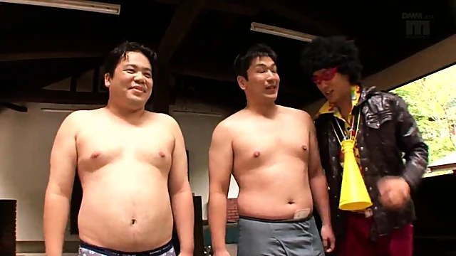 Hot Reverse Gangbang Features Asian Cock Plowing Multiple Pussies Deeply