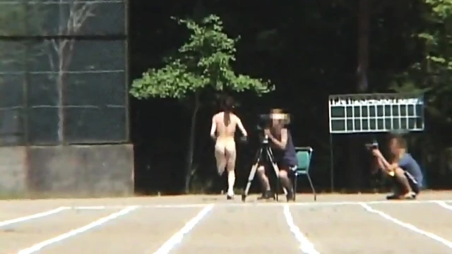 Sexy Athletes Stripped Down Compete Nudely In Japanese Sports Event