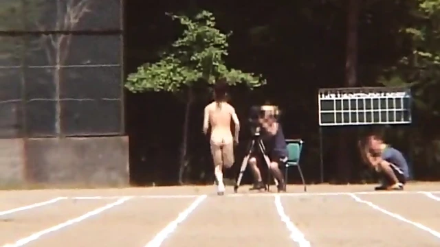 Sexy Athletes Stripped Down Compete Nudely In Japanese Sports Event