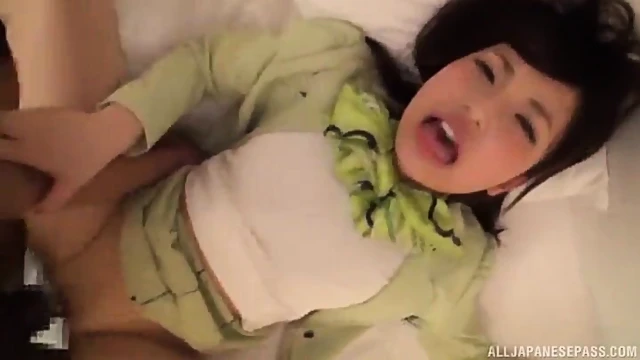 Pilot Takes Three Hot Asian Flight Attendants For Wild In-Cabin Sex