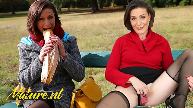 French Milf Dines Outdoors, Meets Stranger For Steamy Outdoor Anal Sex Adventure