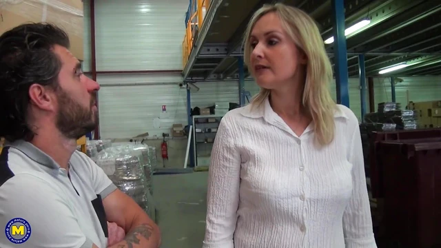 Blonde Milf With Big Boobs Takes On Hard Anal Sex In Desolate Warehouse