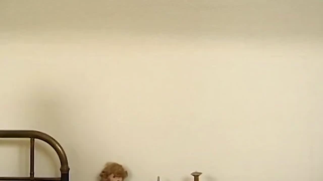 Sexy Granny Seduces Muscular Guy For Steamy Vintage Bedroom Playtime