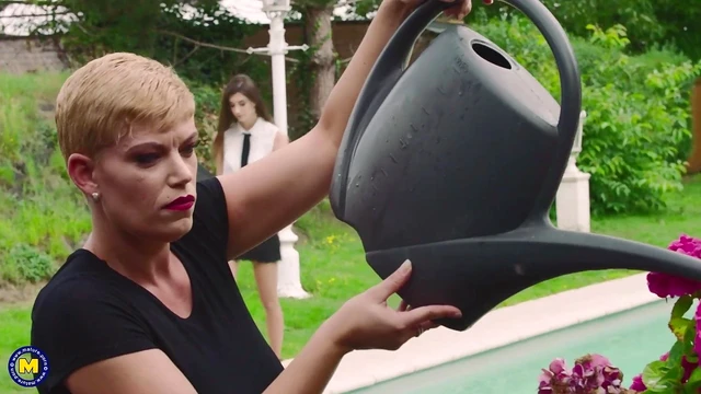 Seductive Mom Takes Young Daughter Outdoors For Explicit Pleasure Act