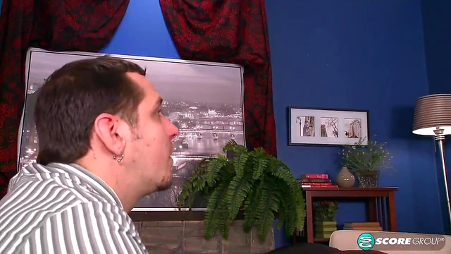 Sensual Woman Takes Him Deep & Fiercely Pumps Her Pussy For Release