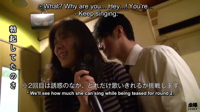 Seductive Hairy Wife Enjoys Karaoke Singing & Passionate Sex in Love Hotel Room