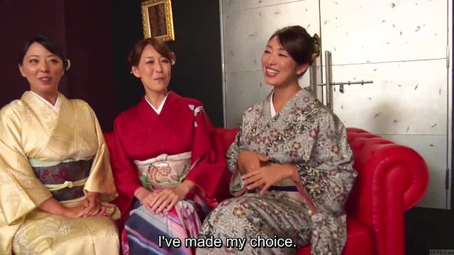 Kimono Seduction Party: Reiko & Friends Feast On Hot Sex Action