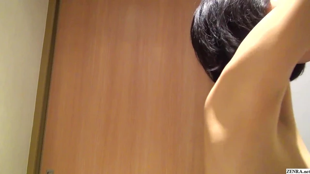 Slim Japanese MILF with Short Hair Devours Younger Men Passionately