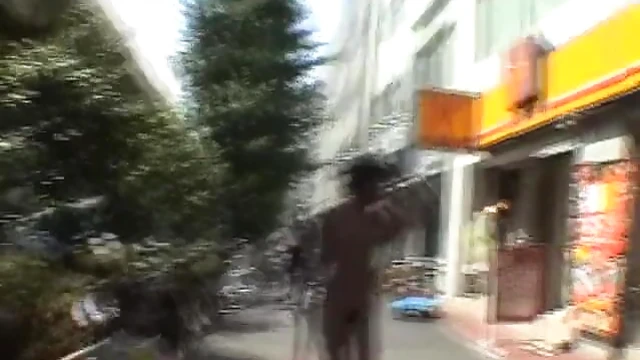 Public Nudity JAV: Stark Naked Construction Worker Gets Subtitles Added