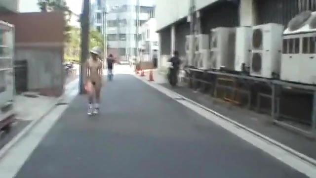 Public Nudity JAV: Stark Naked Construction Worker Gets Subtitles Added