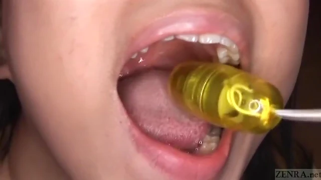 CMNF Subtitled JAV Scene Features Throat Action & Nipple Teasing