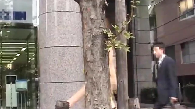 Hot JAV Public Nudity Scene: Thong Bikini Walk Through Tokyo Streets