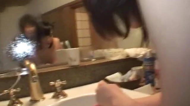Real Subtitled Japanese Lesbians Enjoy Steamy Onsen Self-Shot Action