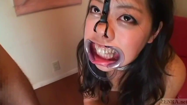 Japanese Subs Show Bizarre Facial Destruction Blowjob