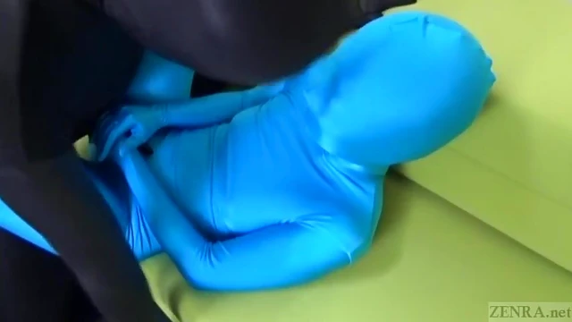 Sizzling Subtitled Japanese Zentai Fingering Orgasm Fest Session