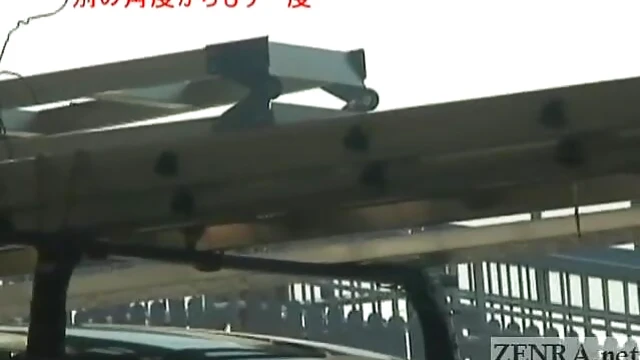 Busty Subtitled Japanese Public Nudist Takes Seductive Walk In Nature