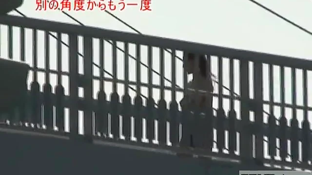 Busty Subtitled Japanese Public Nudist Takes Seductive Walk In Nature