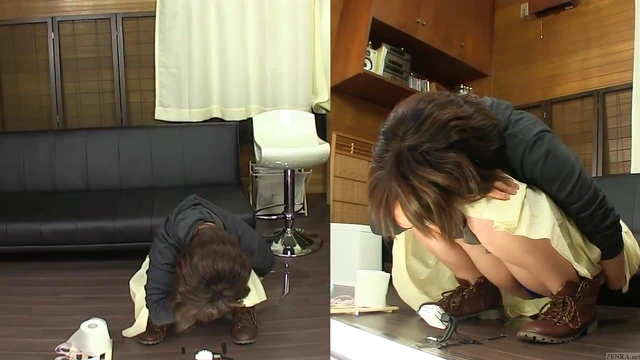 Japanese Amateur's Desperate Pee Failure Captured Subtitled in HD Quality