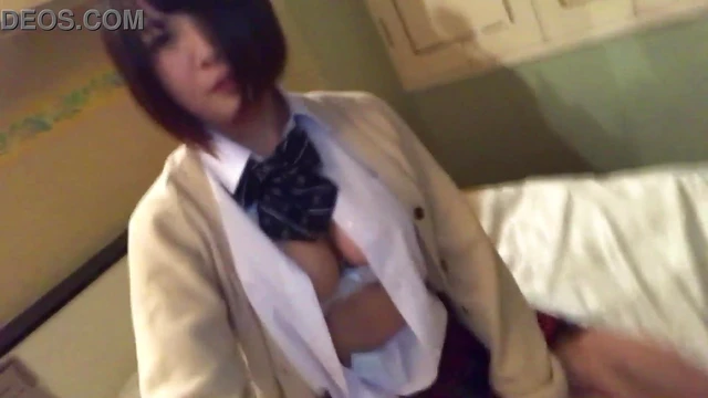 Excited Japanese Teen with Plump Tits Gets Creamed Hardly