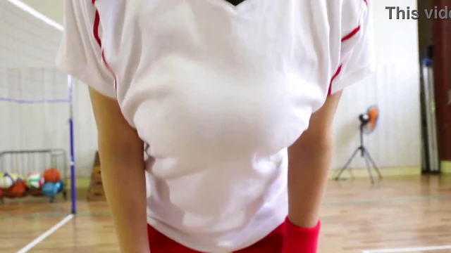 Sexy Japanese Volleyball Girls Practice Seductive Moves for Fun