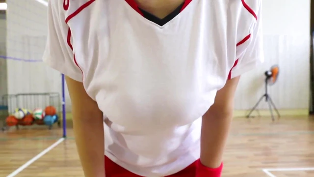 Japanese Volleyball Team Members' Busty Practice Footage Revealed