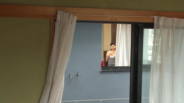 Lucky Guy Watches Busty Woman Change Clothes & Gets Tempted - Amateur Porn Adventure