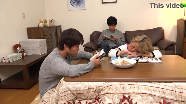 Silent Gyaru Thrashes Under Kotatsu Despite Flashy Outfit [Part 2]