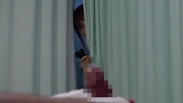 Serious Nurse Driven By Mission Gently Helps Patient In Private Room