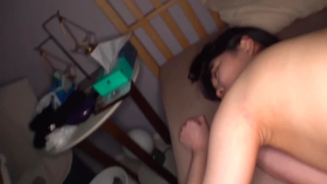 N-Chan's Dark Hair & Sexy Legs Lead Me To Her Room For Covert Pleasures Inside Skirt Creampie