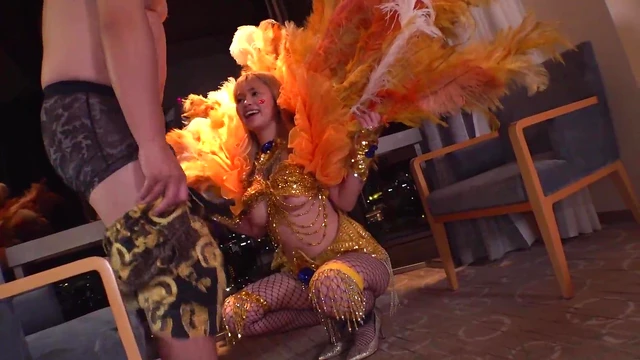 Sultry Brazilian Bombshell Shakes Her Booty & Takes It Hard At Midnight Creampie Party