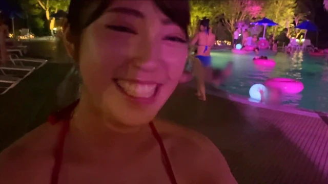 Estranged Student's Poolside Estrus Ends With Relentless Vaginal Cum Shots Delightfully