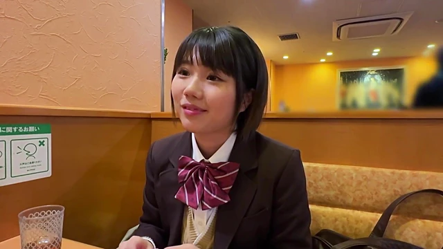 Teen Riku Tempts Old Man In Love Hotel Sex Waitress Costume Creampie Facial