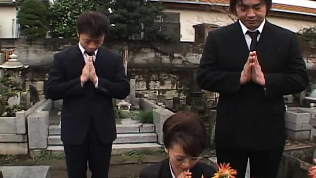 Seductive Japanese Woman Takes Loads Of Cum From Two Hung Studs