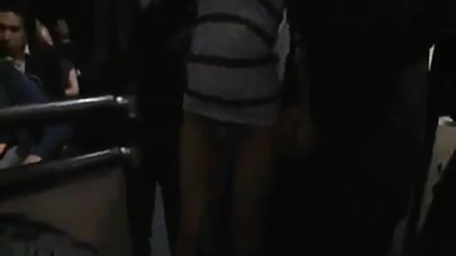 Japanese Woman Gets Fucked Hard In Front Of Passengers On Busy Bus Ride