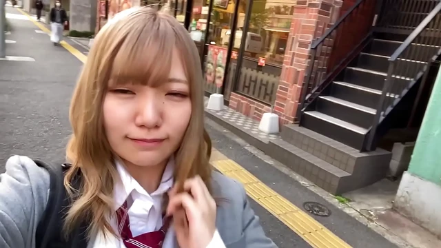 Shy Schoolgirl Gets Seduced In Uniform - Super Cute First Time On Camera