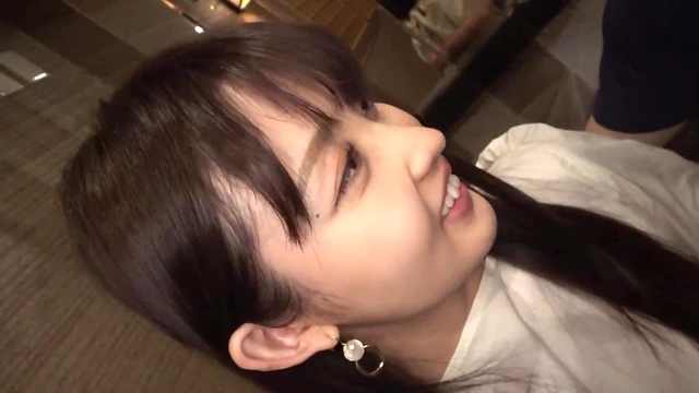 Excited Student's First Time At Love Hotel Ends With Pants Soaked Wet After Steamy Makeout