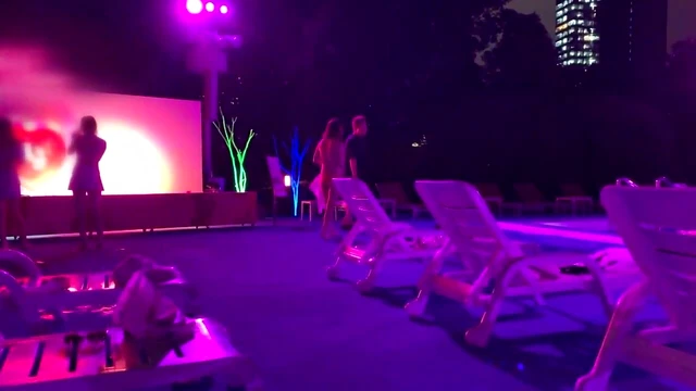 Sexy Young Lady In Red Bikini Shows Off Great Boobs & Pussy Skills