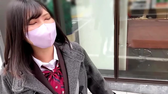 Riko's Forbidden Pleasure, Blindfolded Niece Craves Uncle's Creampie Before Class