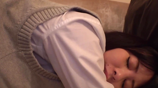 Young Japanese Cutie Squirts While Fingering; Loves Hot Sex With Older Man Amateur Porn