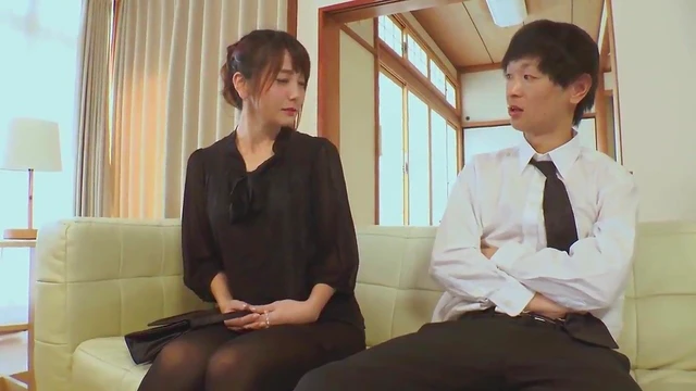 Widowed Saori Okamura Craves Comfort In Her Mourning Dress - Wet And Wanting Love