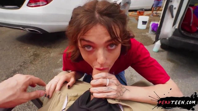 18yo Perv Teen Caught Fucking in Public Won't Stop Her Lustful Act!